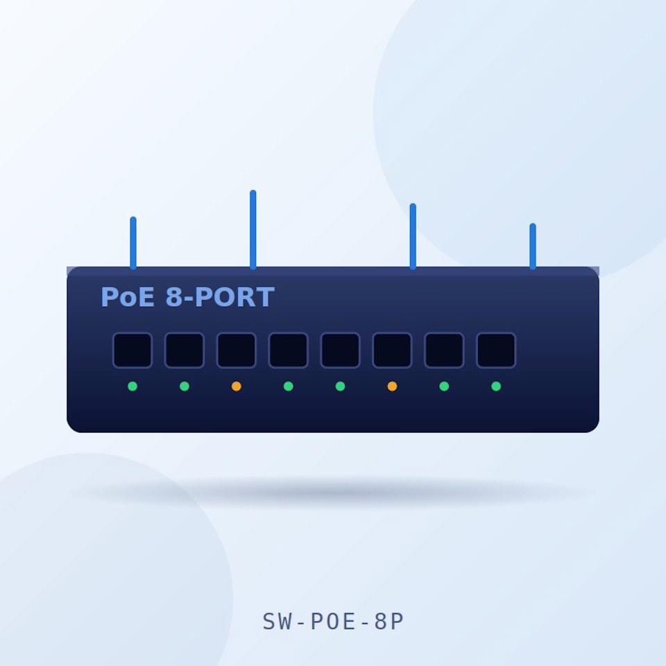 سوئیچ PoE هشت پورت